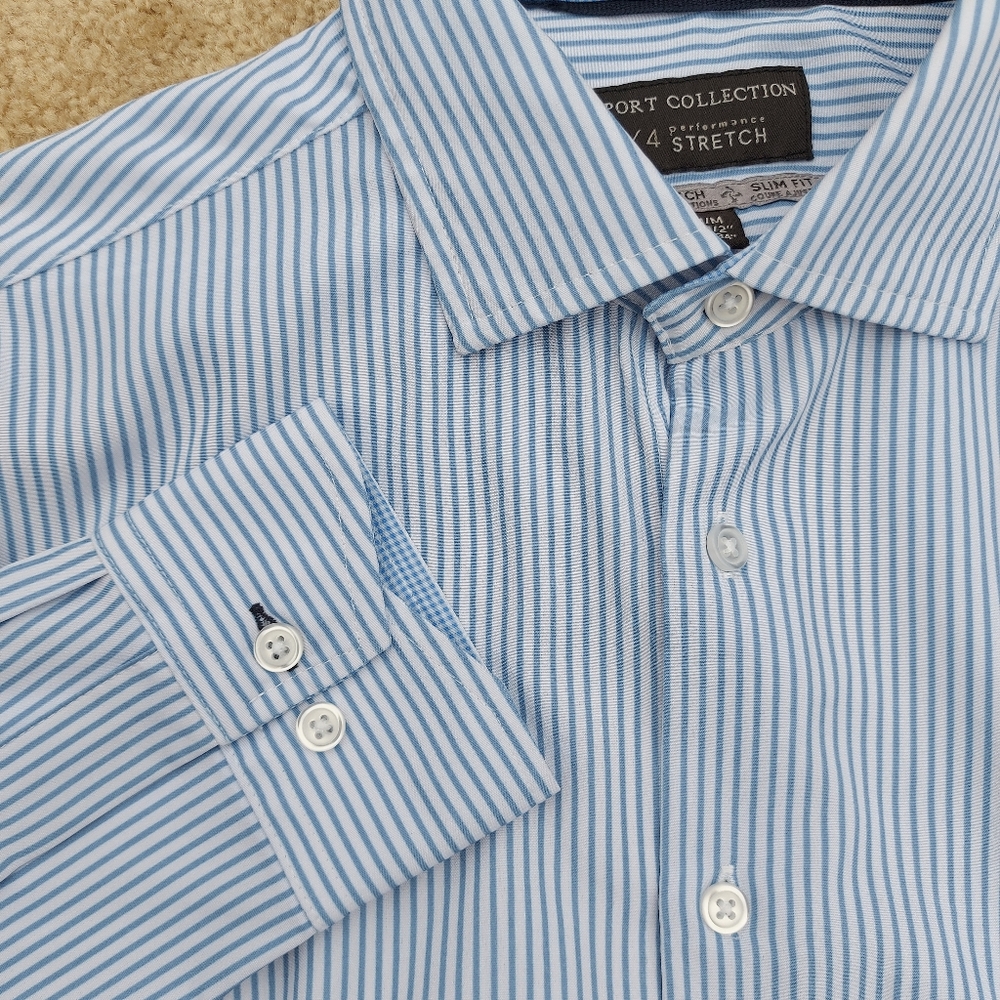 Blue Pinstripe Shirt